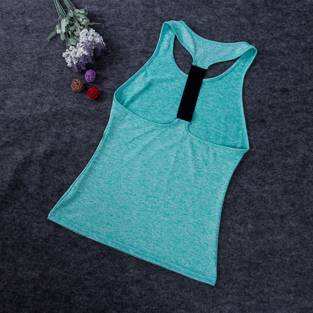 Casual Sleeveless Women Yoga Shirts