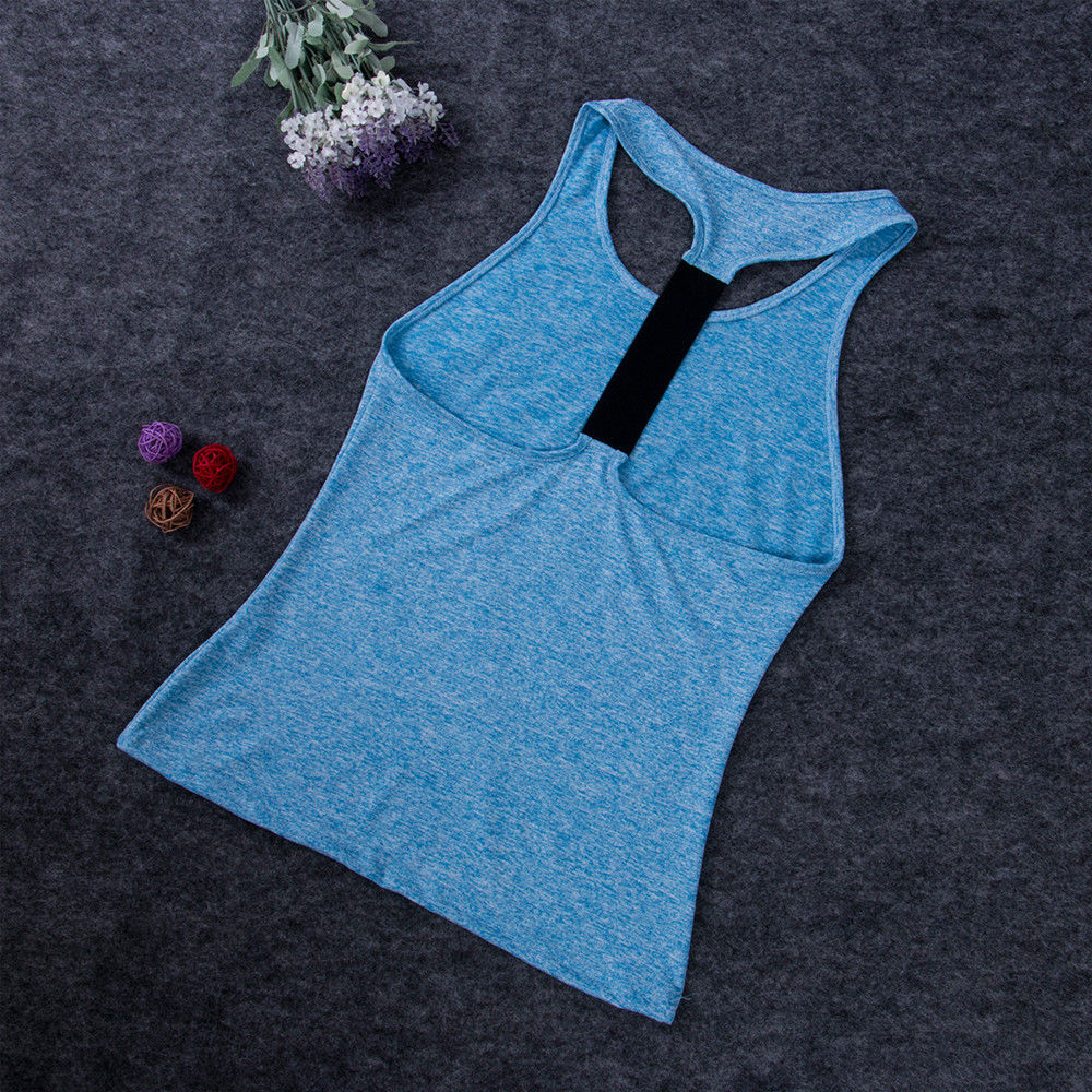 Casual Sleeveless Women Yoga Shirts