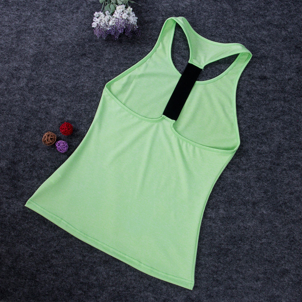 Casual Sleeveless Women Yoga Shirts