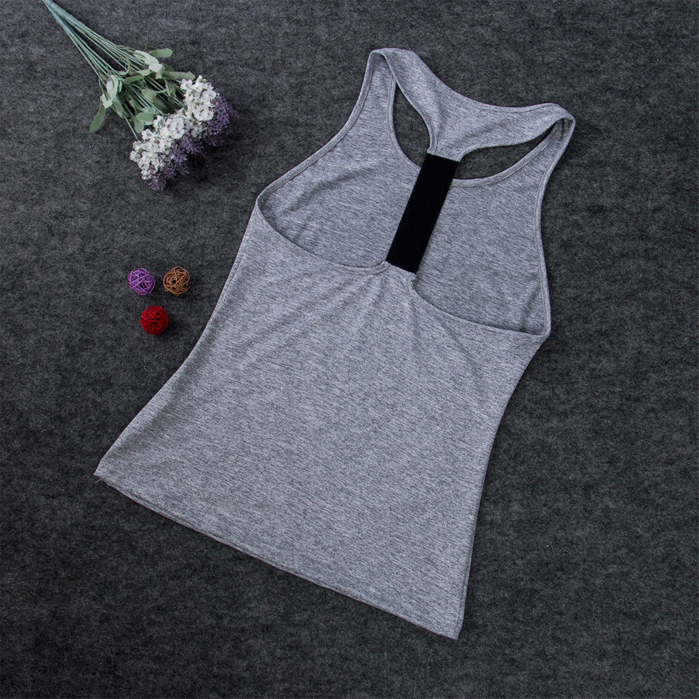 Casual Sleeveless Women Yoga Shirts